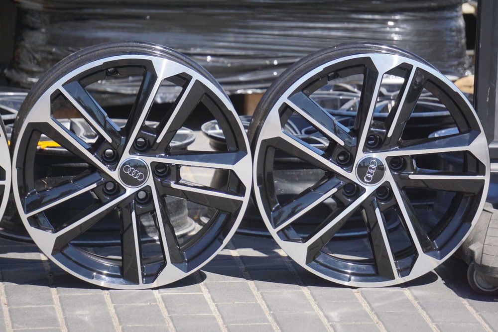 Alufelgi oryginał Audi A3 A4 Q3 5x112 6.5Jx17 et43 czarne i cnc