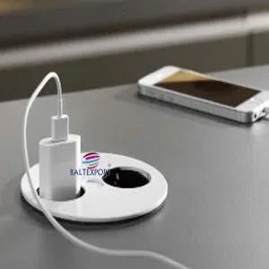 Base Compacta com 2 Tomadas de Corrente para Instalação em Bancadas64584913932929123