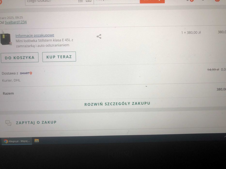 mini lodówka Stillstern 45l