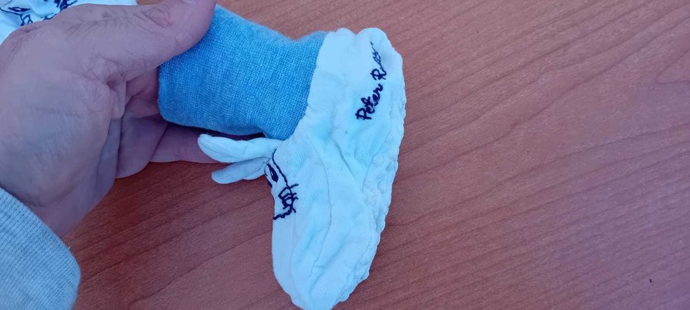 Pantufa-meia Antiderrapante Bebé "Peter Rabbit"