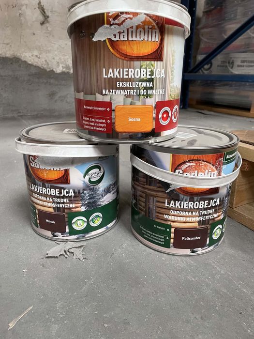 Lakierobejca Sadolin do zewnatrz i wnetrz