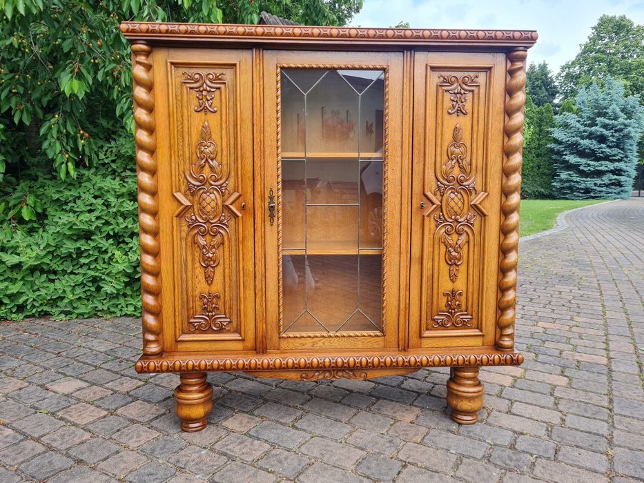 stylowa szafka szer.138cm Witrynka