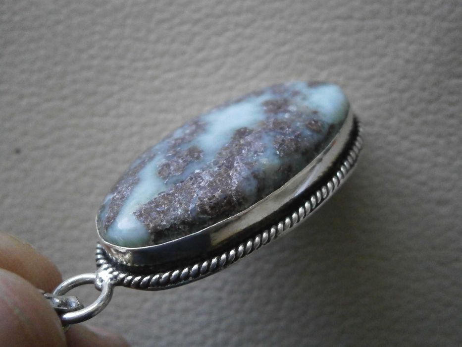 Pendente Antigo Pedra Natural Semipreciosa !