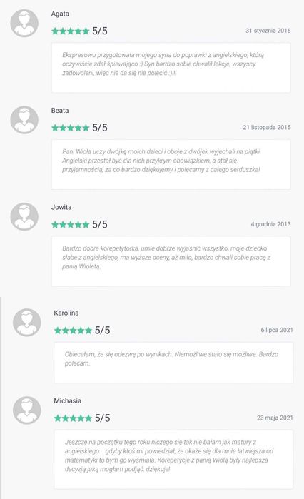 Skuteczne korepetycje z języka angielskiego - od 75zł/godzinę