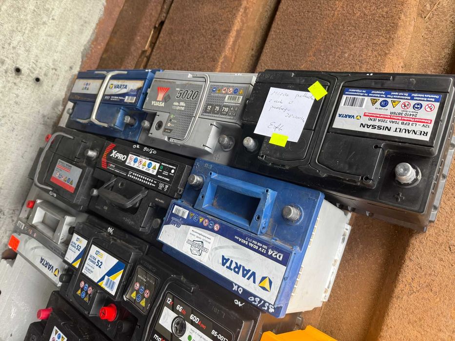 Akumulatory 35-100AH, 140 AH, Sprawne