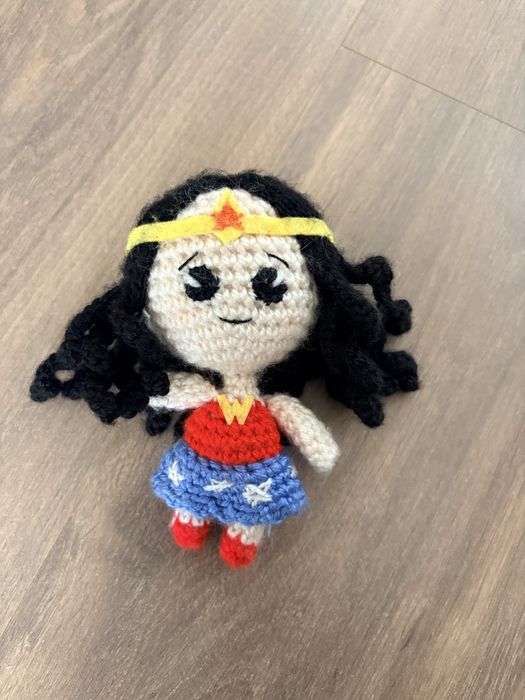 Wonder woman na szydełku handmade