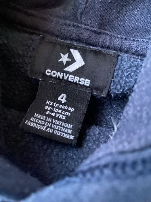Bluza z kapturem chłopięca Converse rozm  98/104
