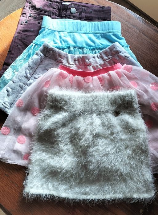 5 spódnic rozmiar 98