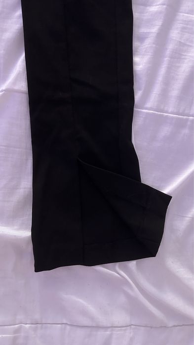 Calças estilo fato em algodão