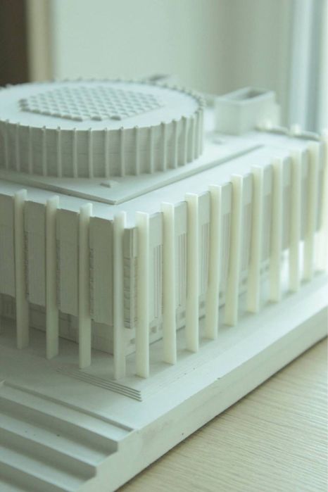 Бетонний підсвічник «Український дім» з аромасвічкою