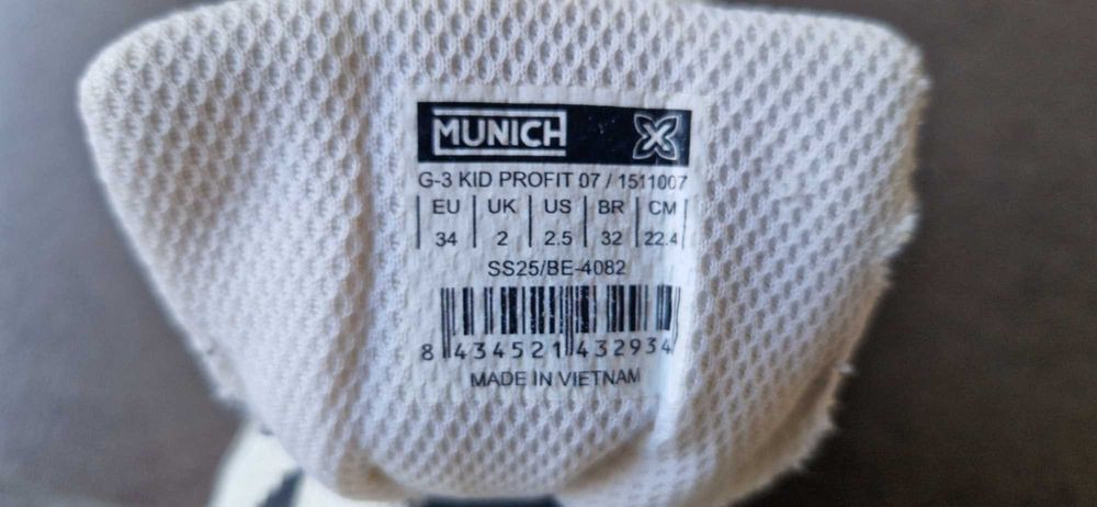 Sapatilha Munich G3 criança
