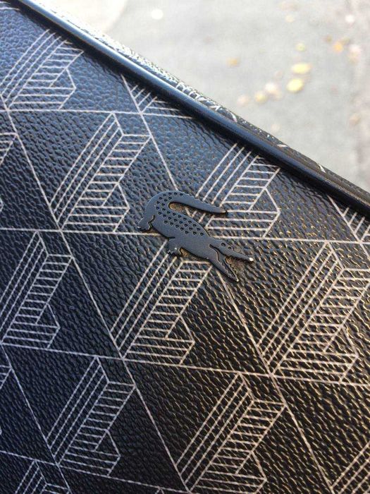 Клатч  Сумка Шкіряна LACOSTE