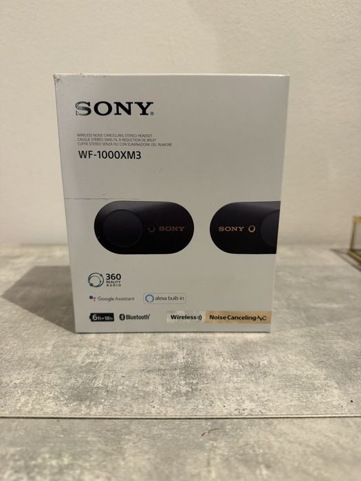Słuchawki bezprzewodowe Sony WF-1000XM3