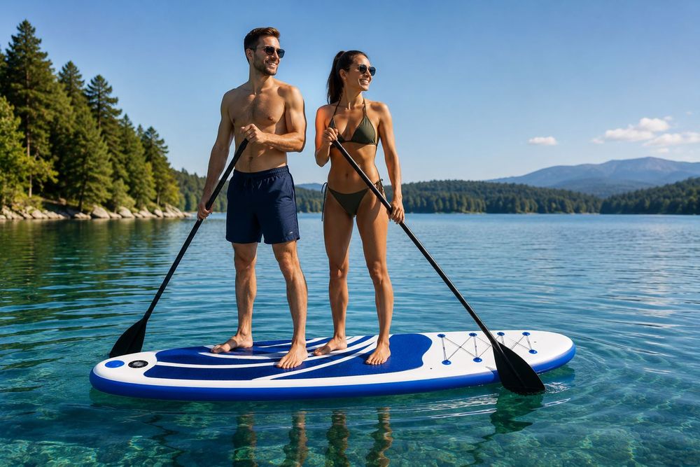 Deska Sup 320 cm Paddle Board do Pływania Pompowana Standu Up + Akcesoria
