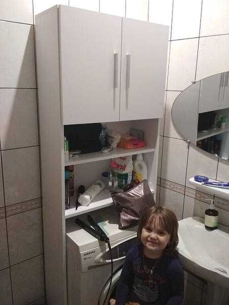 Ящик тумба органайзер над пральною машиною