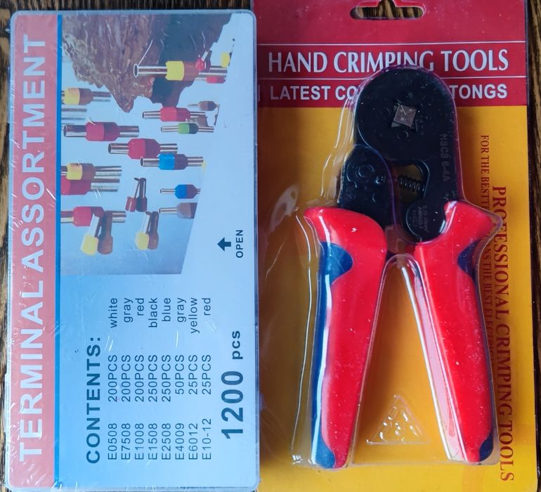 Кримпер для обжима наконечников 0.25-6 HSC8-6-4 обжимка + наконечники