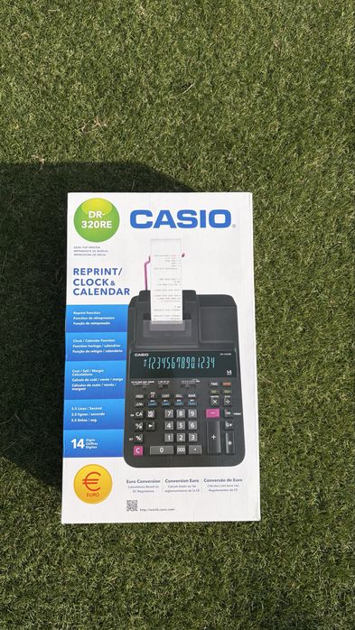 Calculadora de Secretaria Casio DR-320RE Nunca usada, embrulhada