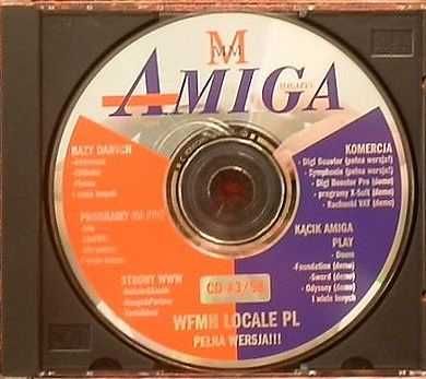 Amiga płyty CD 8 sztuk oprogramowanie i gry