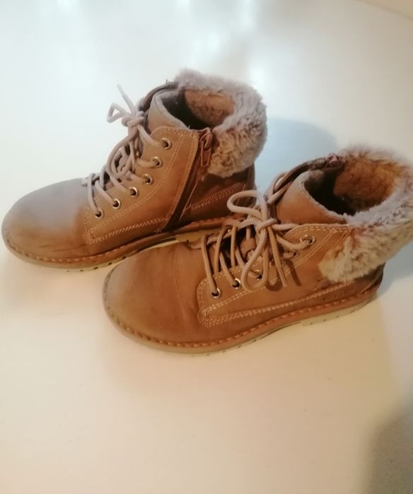 Trapery, botki o cieplane dziewczęce 33
