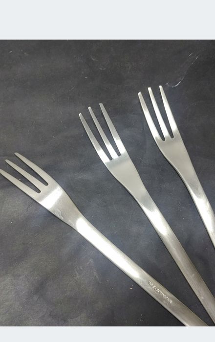 WMF designerskie widelce do wędlin komplet T12