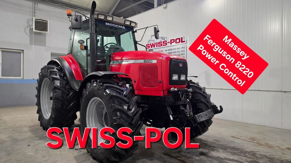Massey Ferguson 8220 PowerControl Mechaniczna Skrzynia john 7710 Ares 816 8210 mx150 8240  Posiadamy Transport John 6920 Premium JOHN  Maxxum