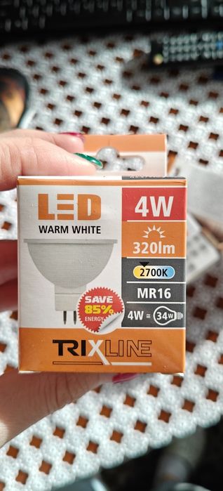 Żarówki TR LED MR16 4W