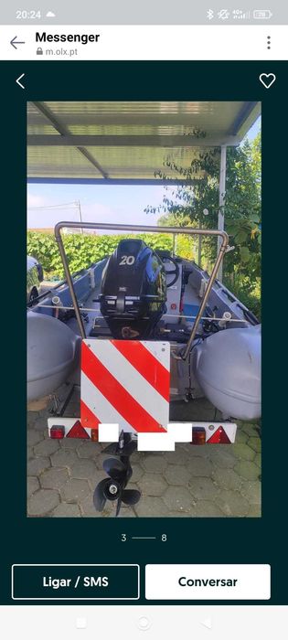 Barco Whaly 370 semi novo