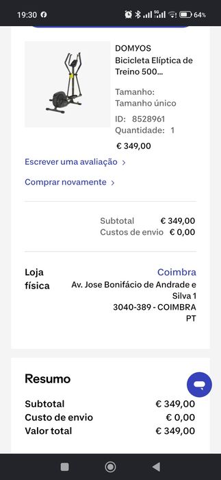 Elíptica Domyos 500