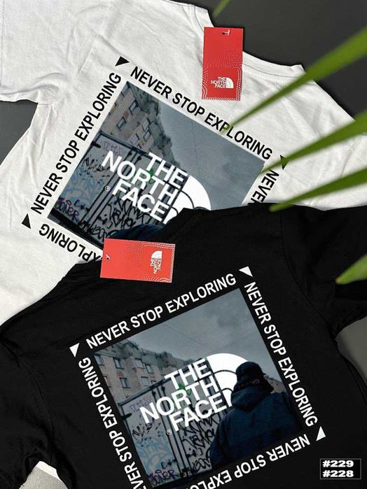 Футболка THE NORTH FACE KRBK Street • TNF Чорна / Біла •  XS - XXL