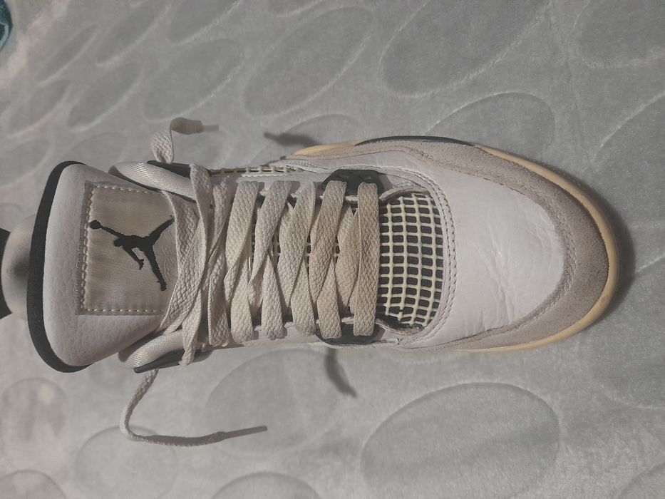 Tenis Jordan retro 4 black military