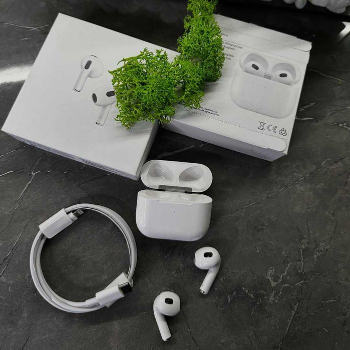 Навушники Apple AirPods (3rd generation) premium якість + чохол в подарунок