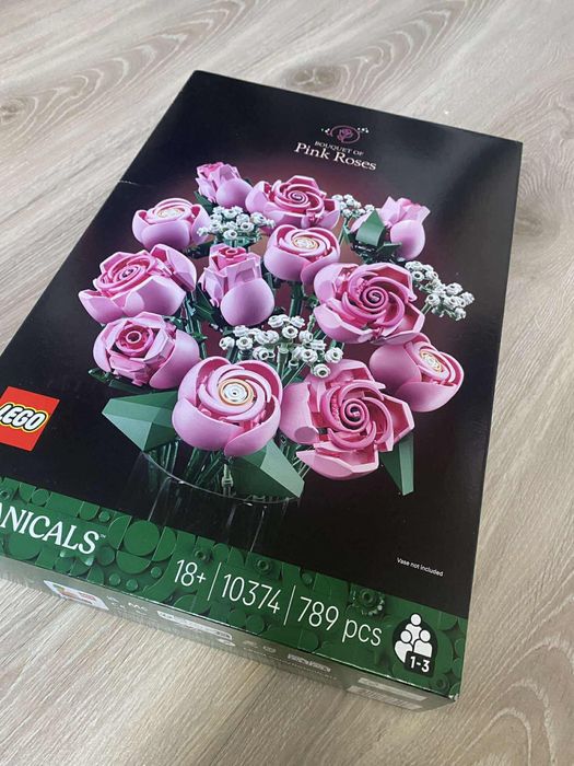 Klocki LEGO botanicals 10374 Bukiet różowych róż nowe