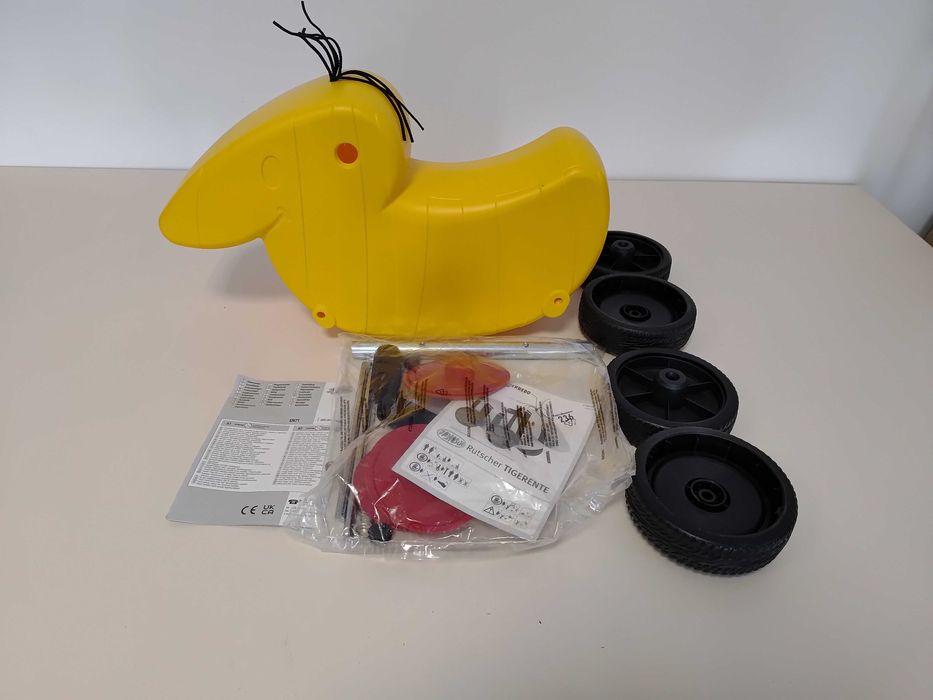Jeździk odpychacz dla dzieci Rolly Toys tygrysek żółty/K