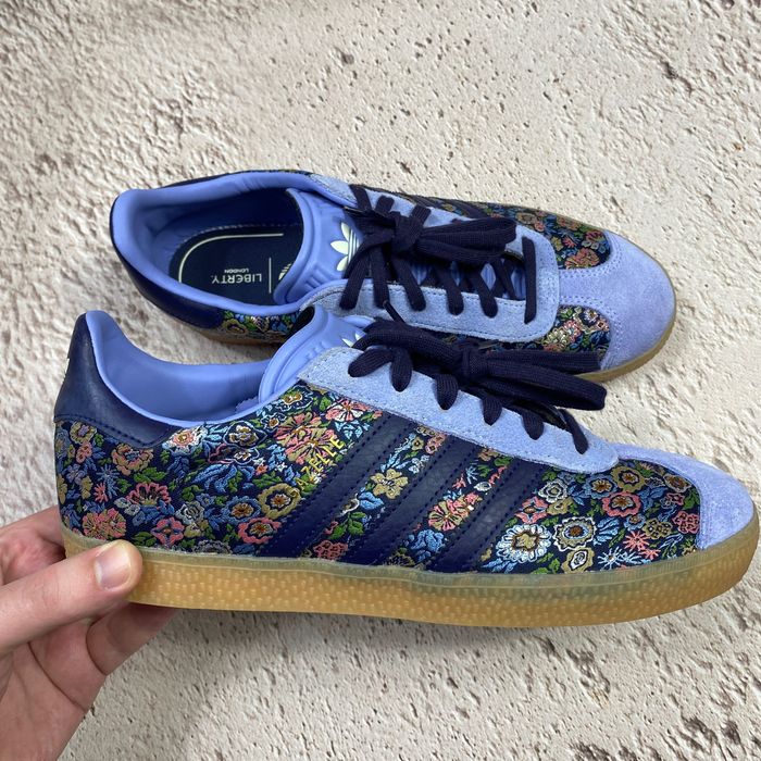 39.5 jh5207 Оригінал жіночі кеди Adidas gazelle x liberty london