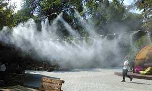 Кондиціювання ( охолодження туманом) , вентиляція