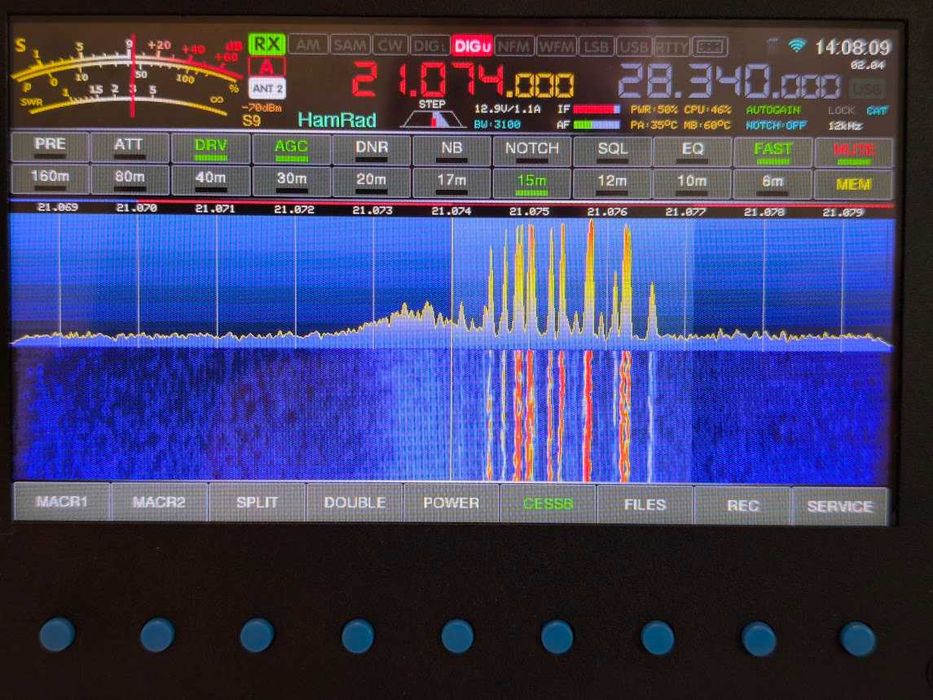 SDR трансивер Вовк-2. КХ+6м, 100-120Вт. Wolf-2 all mode SDR TRX
