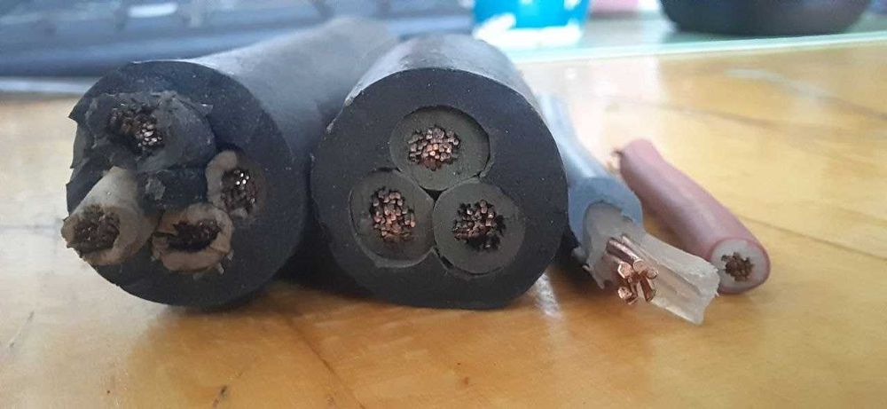 военные медные силовые кабеля, 4x0.75..Сварочный 1x16..3x6..4x4..3x3.5