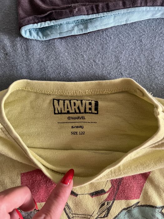 T-shirt koszulka bluzka chłopięca 122 zestaw 5 sztuk marvel