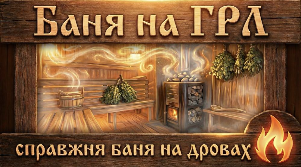Баня на дровах Полтава