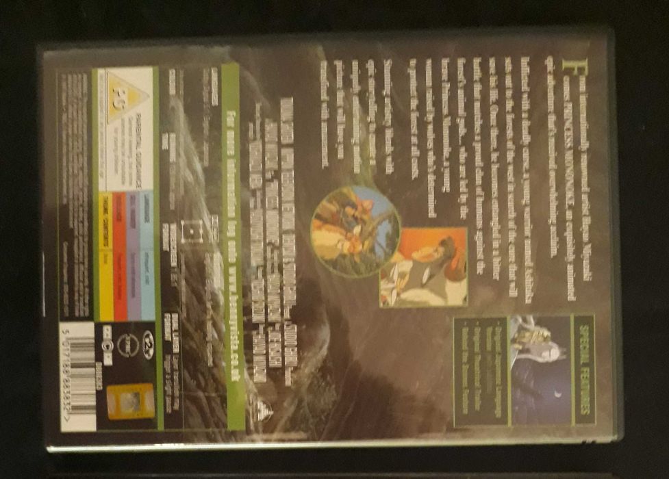 Filme anime Estúdios Ghibli : A Princesa Mononoke Edição Inglesa