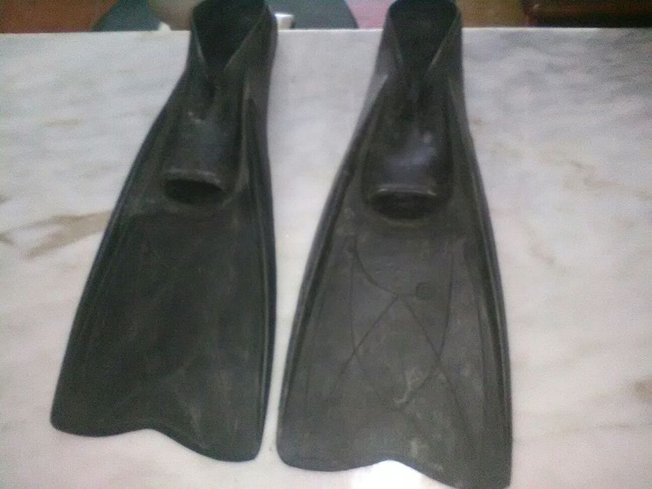 Barbatanas Antigas de Mergulho