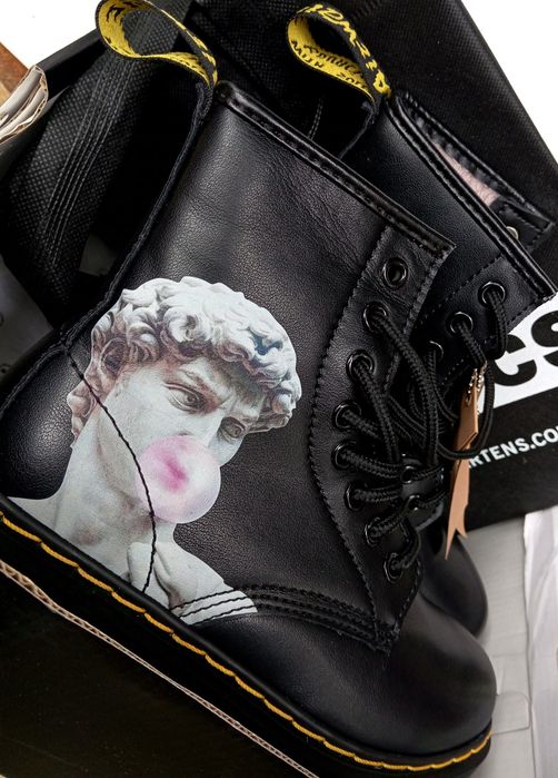 Жіночі черевики Dr.Martens Jadon David Michelangelo Fur (з хутром) ALL