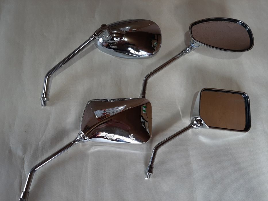 Мото зеркала хром. Цена за пару.