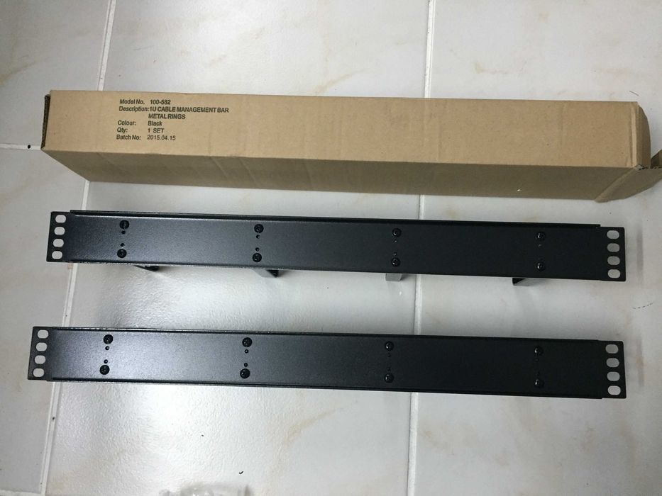 Guia de Cabos de 4 Anéis para Bastidor Informático 19"