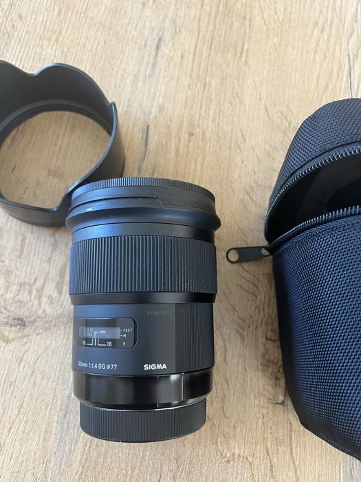 Obiektyw sigma art 50 mm mocowanie canon