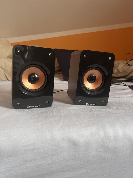 Głośniki drewniane tracer usb jack