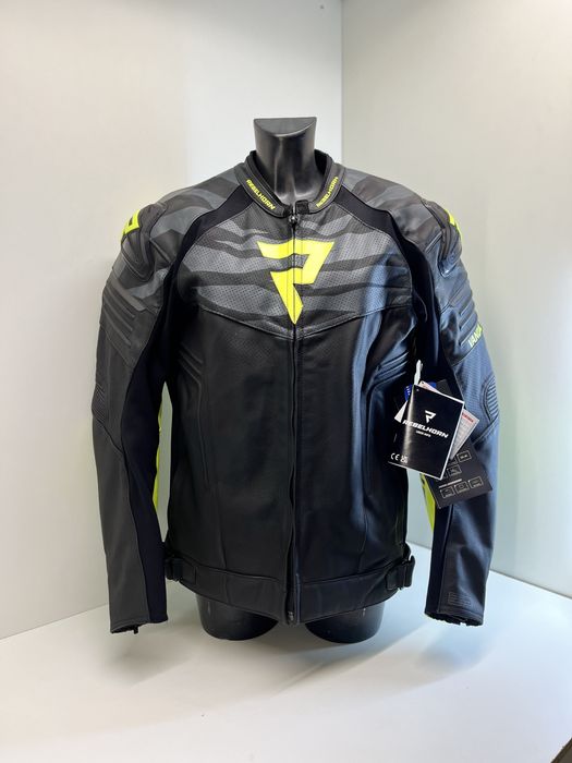 Kurtka motocyklowa skórzana REBELHORN VANDAL FLUO rozm. 56 NOWA