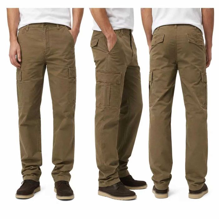 Nowe męskie spodnie Levi's XX Cargo - Straight bojówki Levis nowe - W32/L34