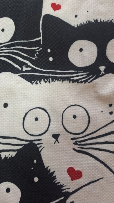 Сумка - шопер  з котиками