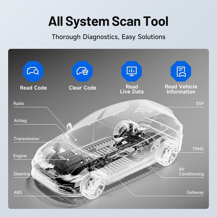 TOPDON ArtiDiag800 BT 2 Maquina de Diagnóstico Automóveis